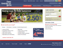Tablet Screenshot of firstambank.com